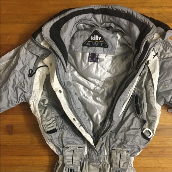 Silver & Gray Women’s Ski Jumpsuit - Picture 5 of 14